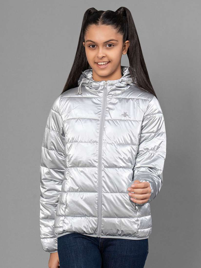 Silver jacket for girls store