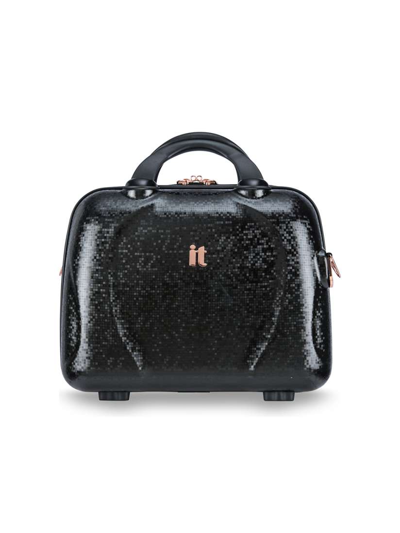 Buy IT luggage Black Sparkle Vanity Bag Travel Accessory for Women 13131626 Myntra