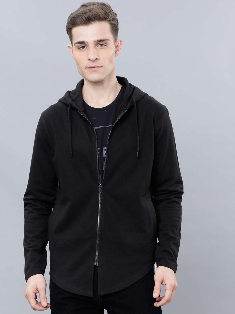 Buy HIGHLANDER Men Black Solid Hooded Sweatshirt Sweatshirts for Men 13137070 Myntra