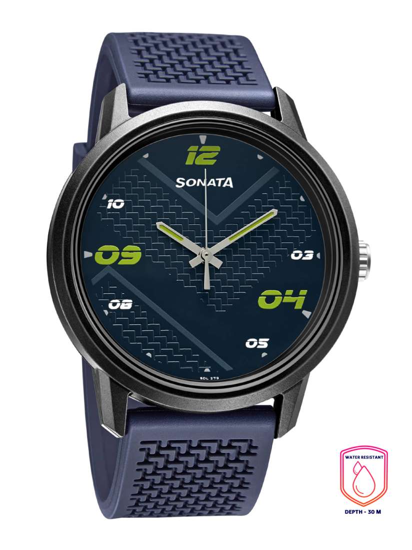 Buy Sonata Men Blue Analogue Volt 3 Watch 77085PP14W Watches for Men 13144230 Myntra