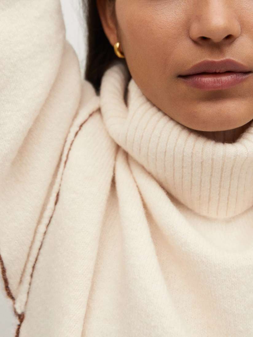 Mango scarf sweater clearance