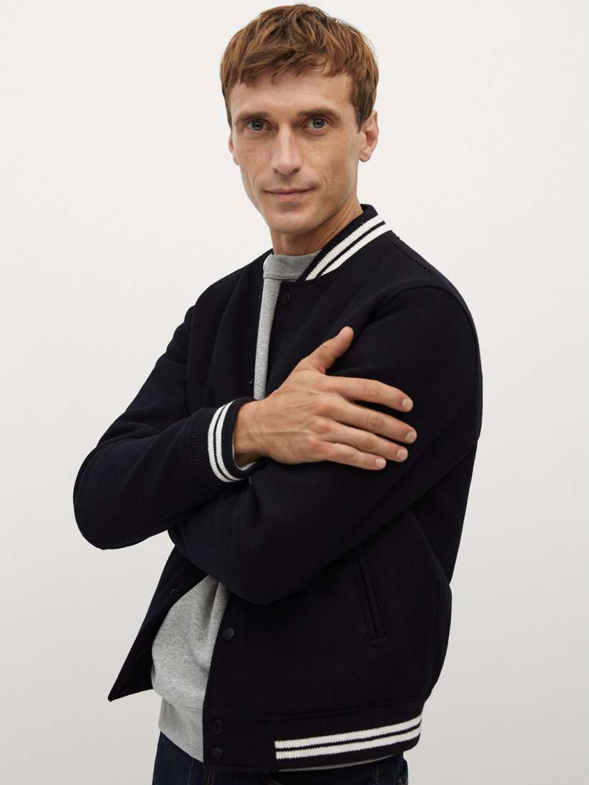 Varsity jacket mango outlet