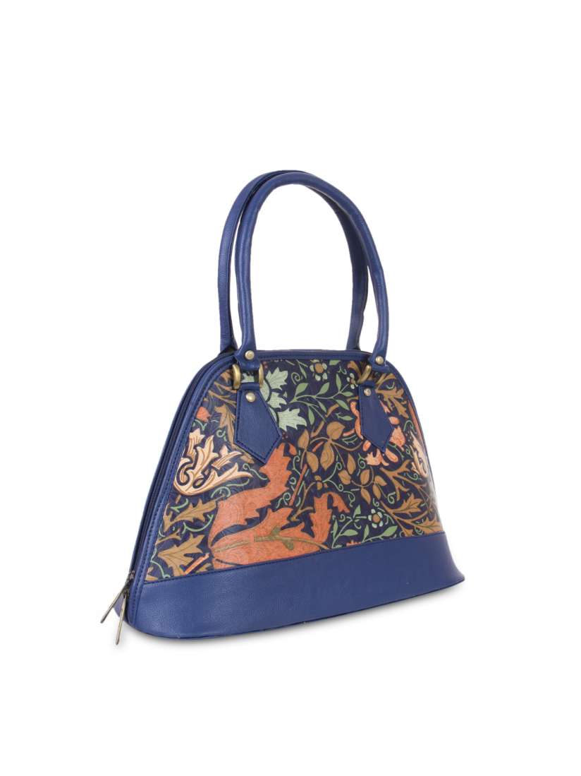 Buy Alessia74 Blue Printed Handbag Handbags for Women 1317109 Myntra