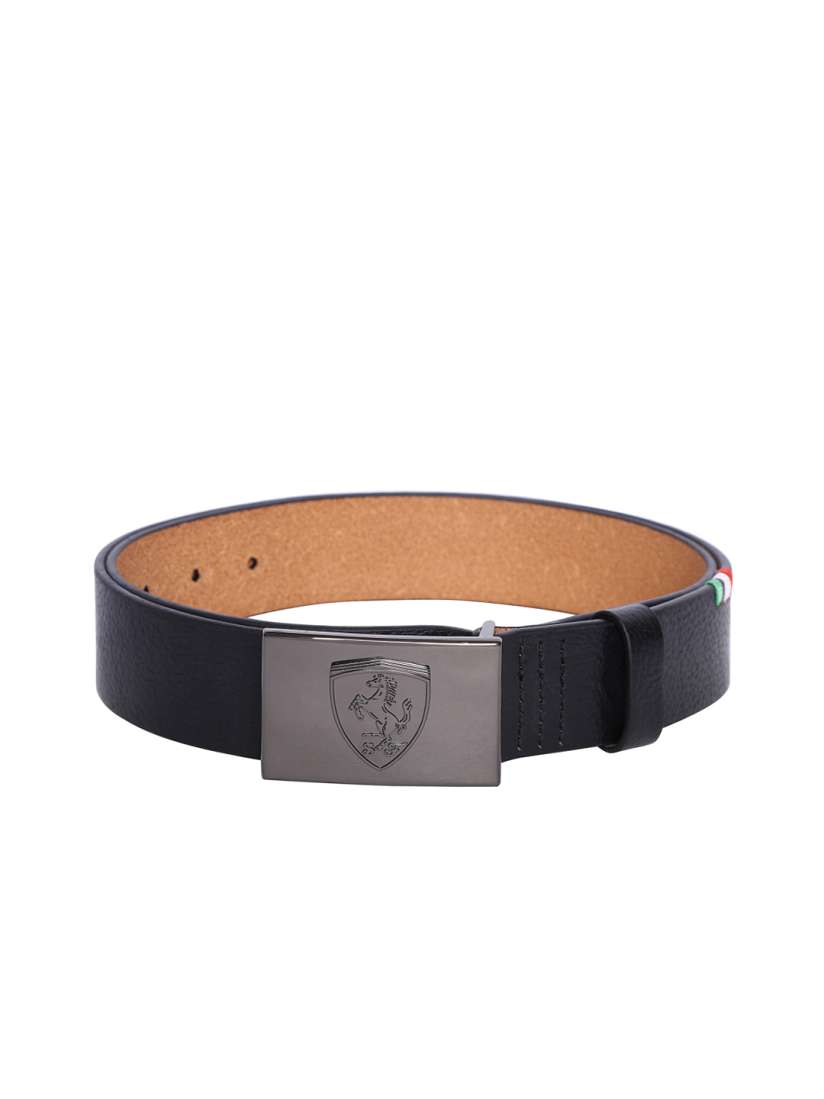 Buy PUMA Men Brown Ferrari LS Leather Belt Belts for Men 1317213 Myntra