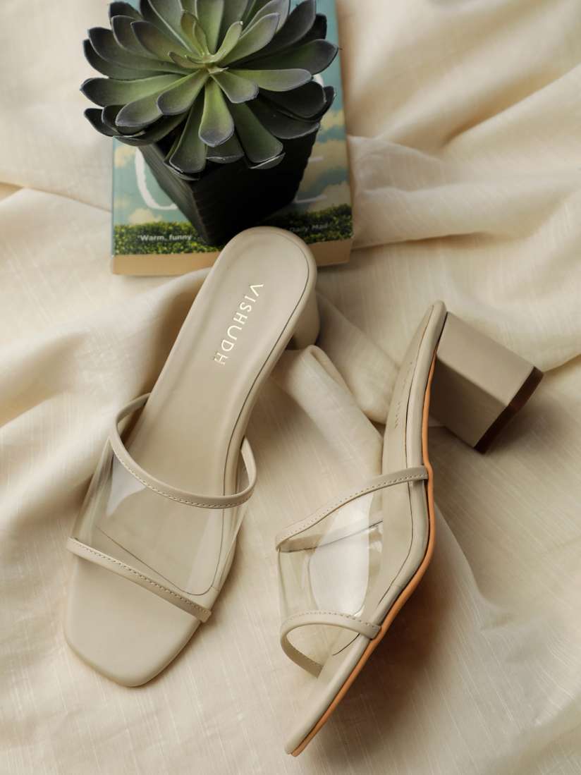 Transparent heels myntra new arrivals