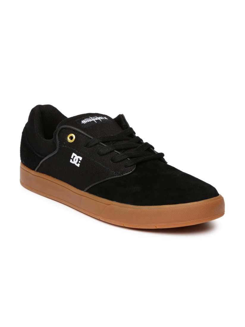 Buy DC Men Black Mikey Taylor Suede Casual Shoes Casual Shoes for Men 1320466 Myntra