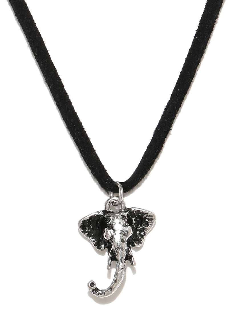 Buy FOREVER 21 Black Choker Necklace Necklace and Chains for Women 1321478 Myntra