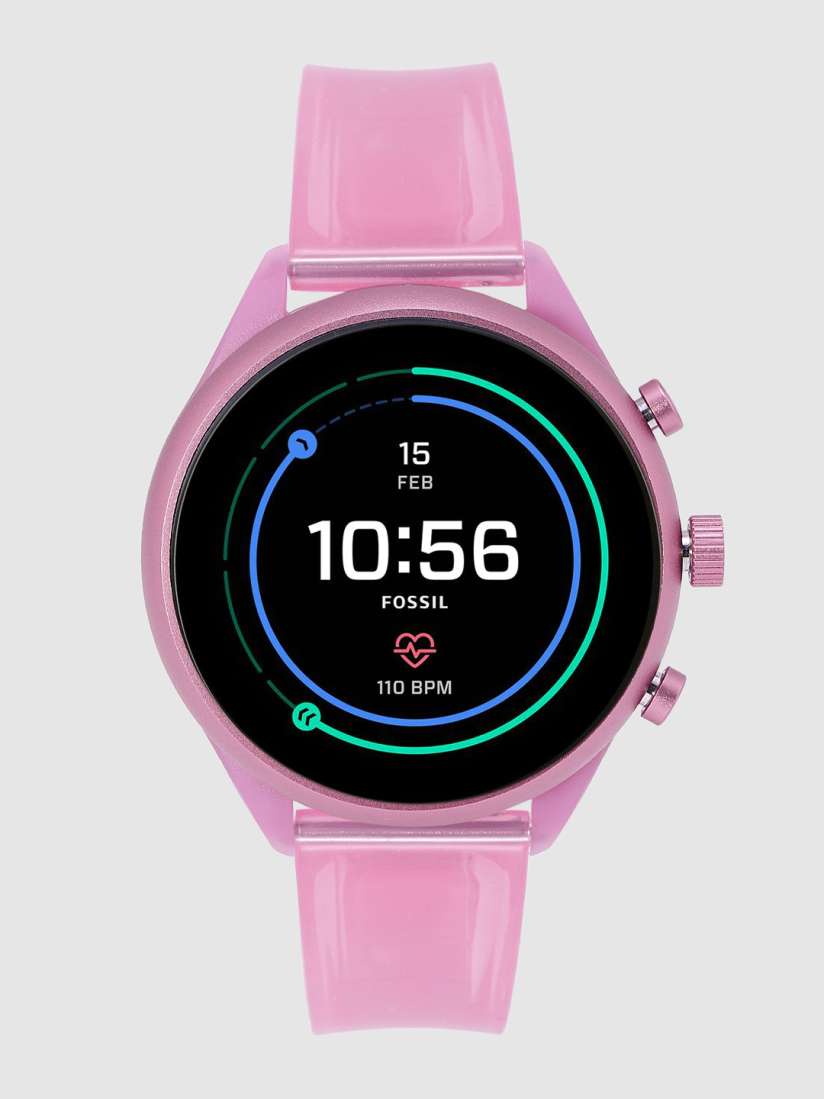 Buy Fossil Women Pink Black Sport Smartwatch FTW6058 Smart Watches for Women 13215432 Myntra