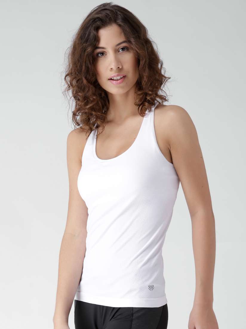 Buy FOREVER 21 White Athletic Tank Top Tops for Women 1321890 Myntra