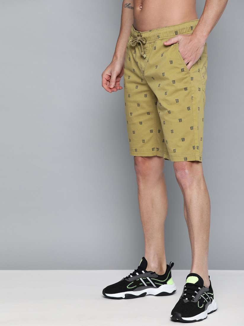 Mustard chino shorts outlet