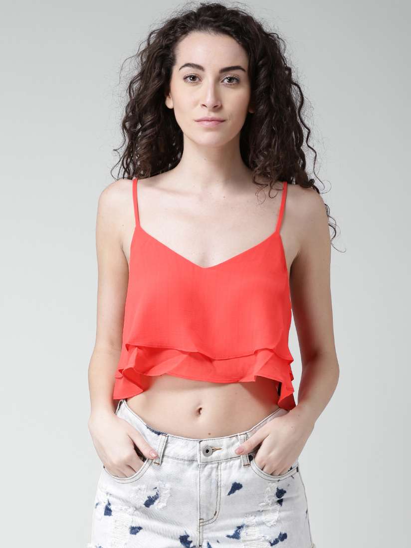 Coral blouse forever 21 clearance