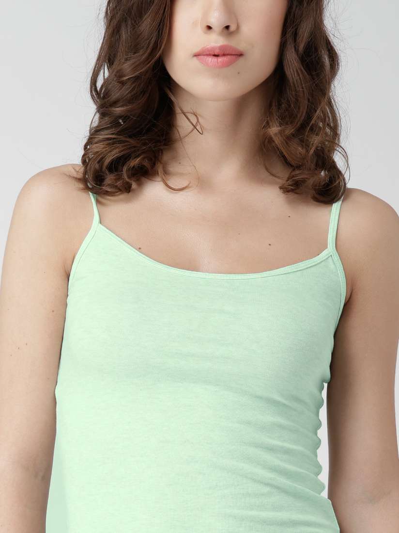 mint green camisole