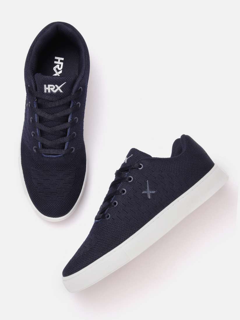 Buy Hrx By Hrithik Roshan Men Woven Design Fly Sneakers Casual Shoes for Men 13221820 Myntra