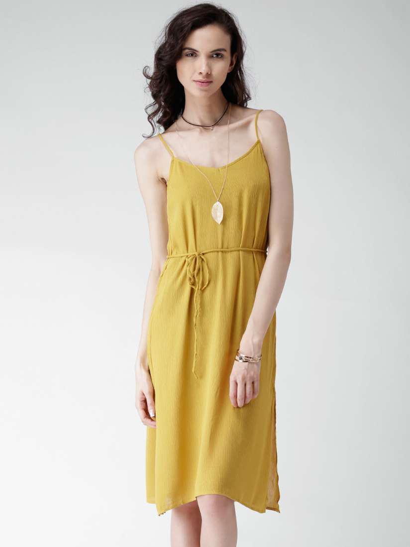Forever 21 mustard dress clearance