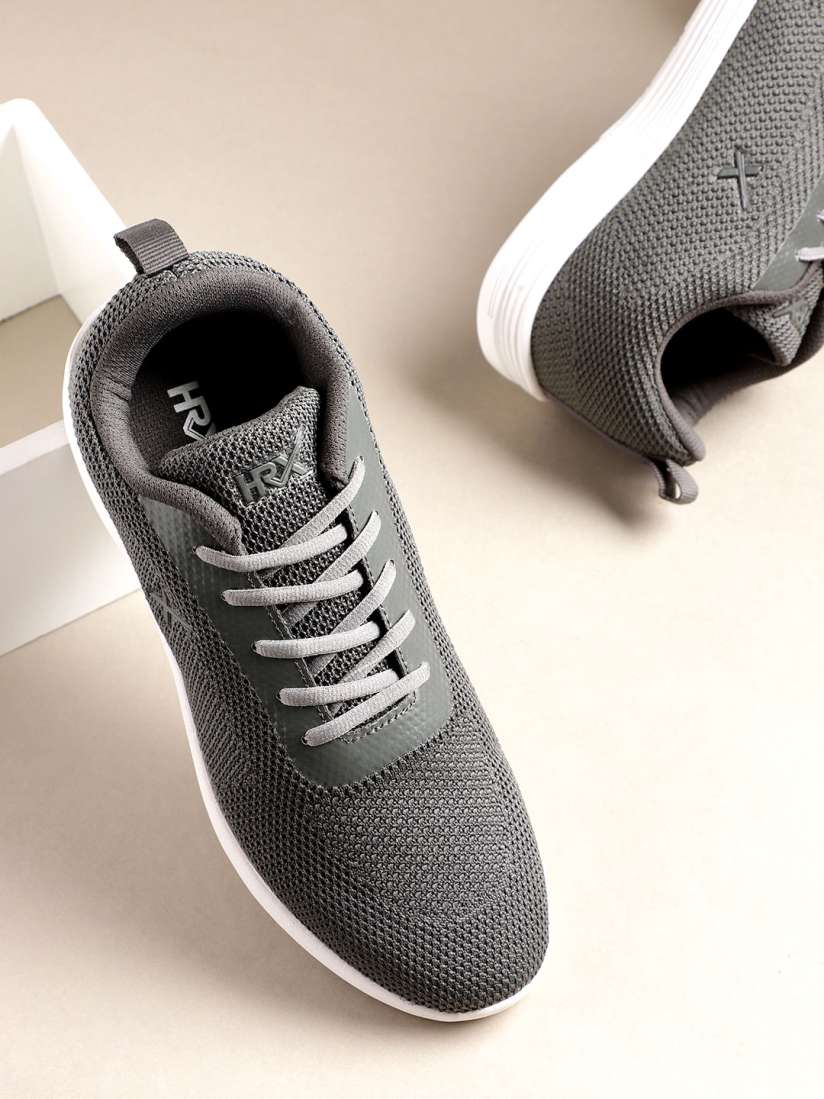 Buy HRX by Hrithik Roshan Women Dark Grey Woven Design Flex Running Shoes Sports Shoes for Women 13223312 Myntra