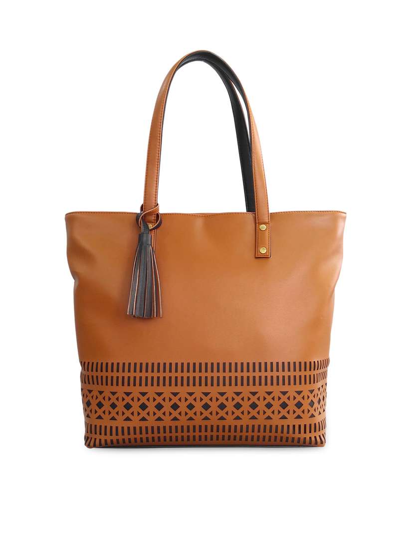 Toteteca Handbags Toteteca Black Solid Shoulder Bag