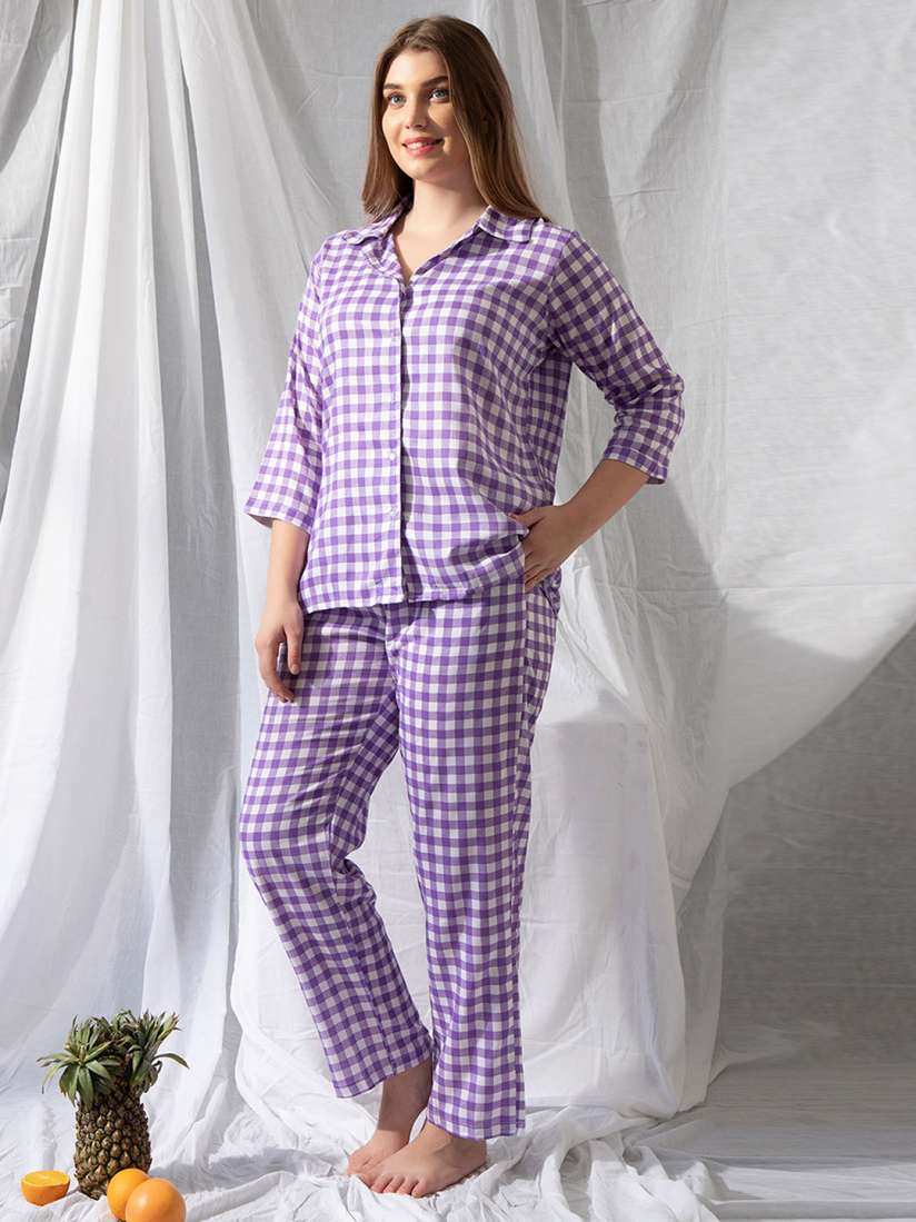 Kinema Cotton pajama shirt jacket