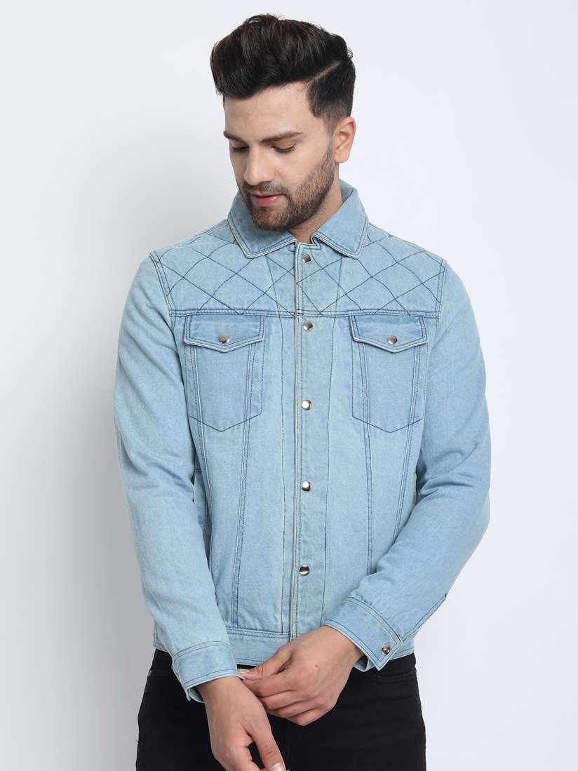 Lightweight long denim jacket outlet