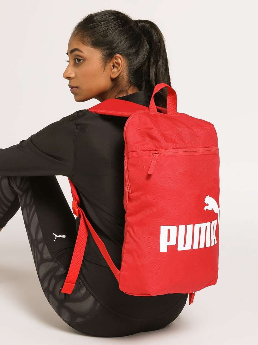 Buy Puma Unisex Red Brand Logo Backpack Backpacks for Unisex 13278298 Myntra