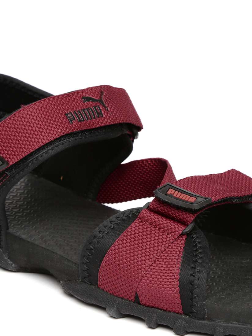 Buy Puma Men Maroon Black Rio Sports Sandals Sandals for Men 1330968 Myntra