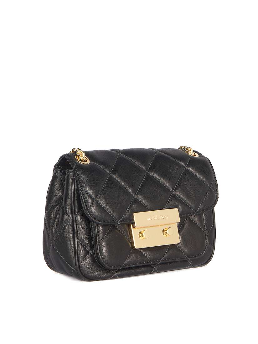 Buy Michael Kors Black Quilted Leather Sling Bag Handbags for Women 1332585 Myntra