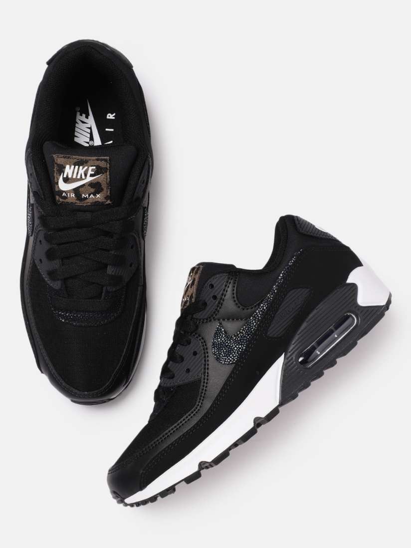 Buy Nike Women Black Solid AIR MAX 90 SE Sneakers Casual Shoes for Women 13327850 Myntra