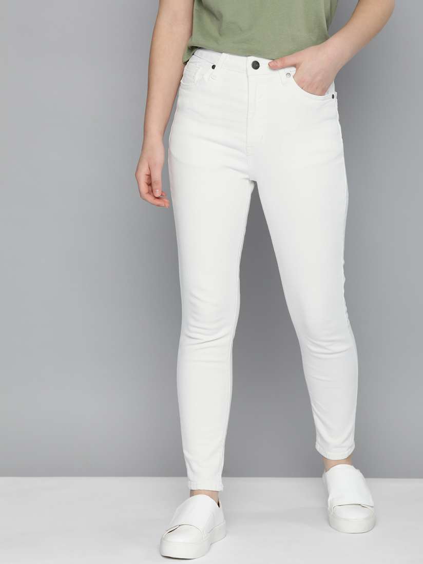 Buy Mast Harbour Women White Super Skinny Fit High Rise Clean Look Stretchable Jeans Jeans for Women 13332030 Myntra