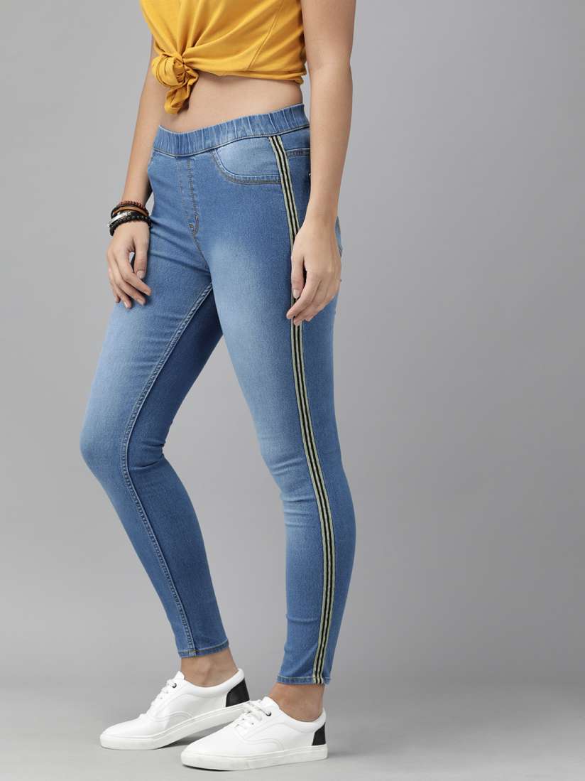 Women's jeans jeggings on myntra cheap