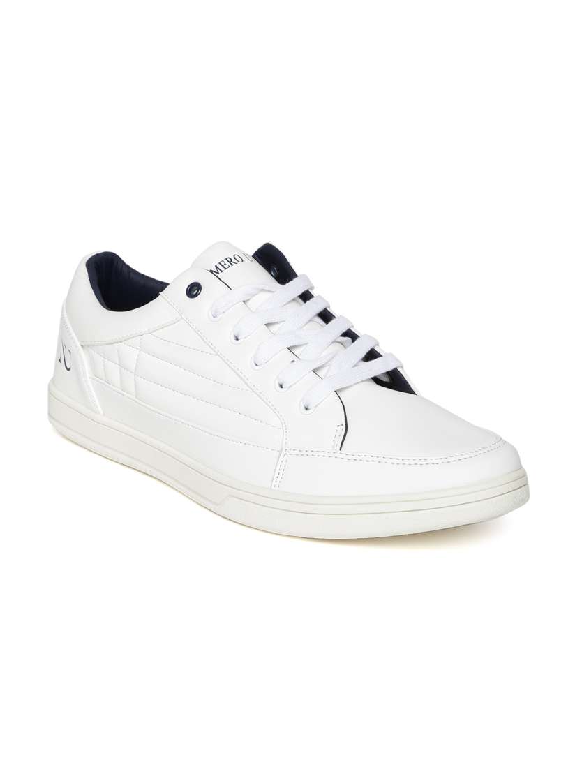 Buy Numero Uno Men White Quilted Sneakers Casual Shoes for Men 1335910 Myntra