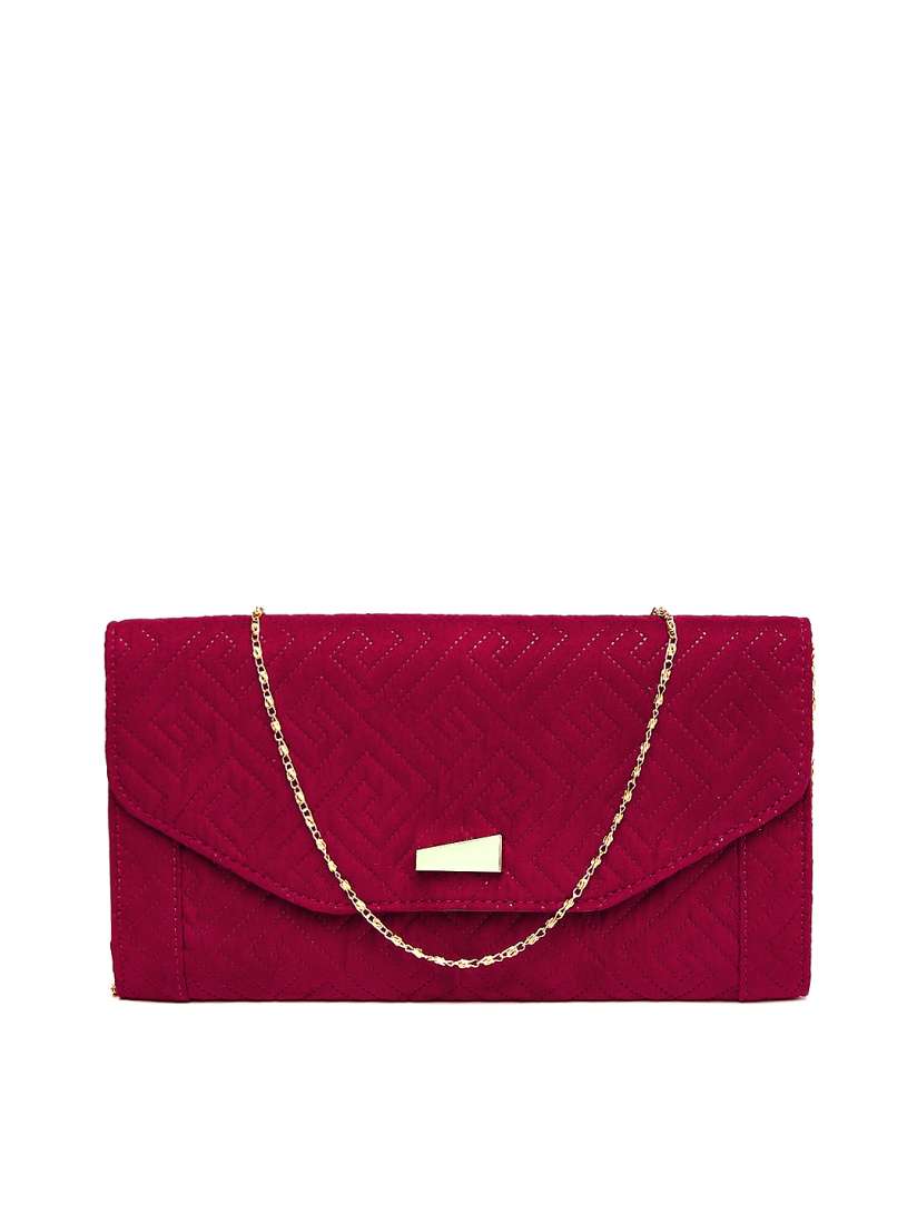 Buy E2O Red Oversized Clutch Clutches for Women 1336097 Myntra