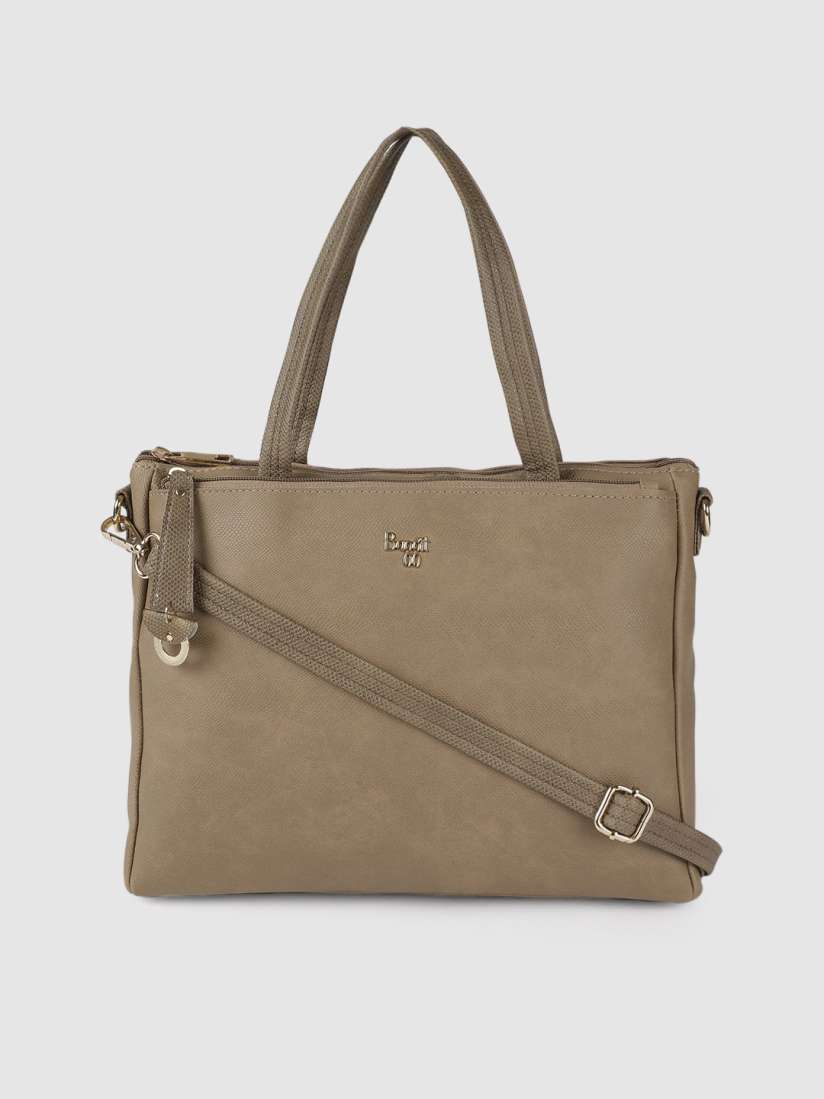 Baggit beige handbag discount