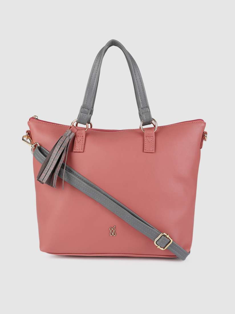 Buy Baggit Pink Solid Handheld Bag Handbags for Women 13363968 Myntra