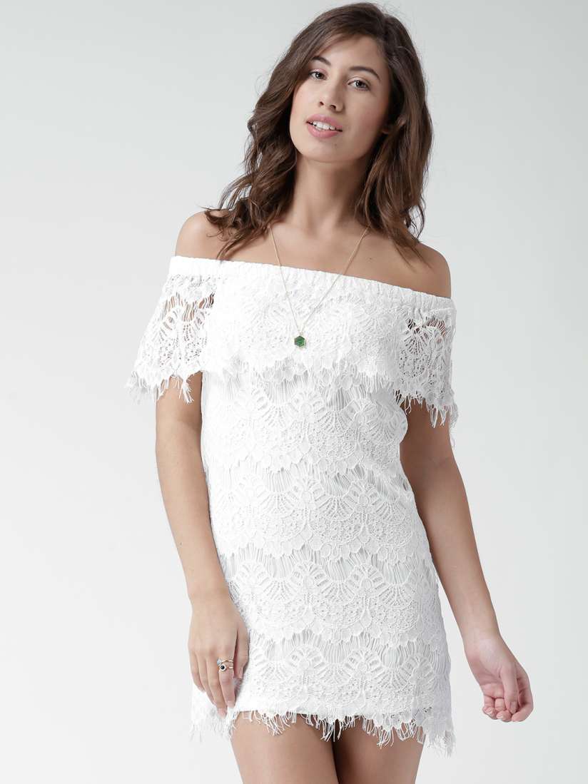 Forever 21 white lace dress online
