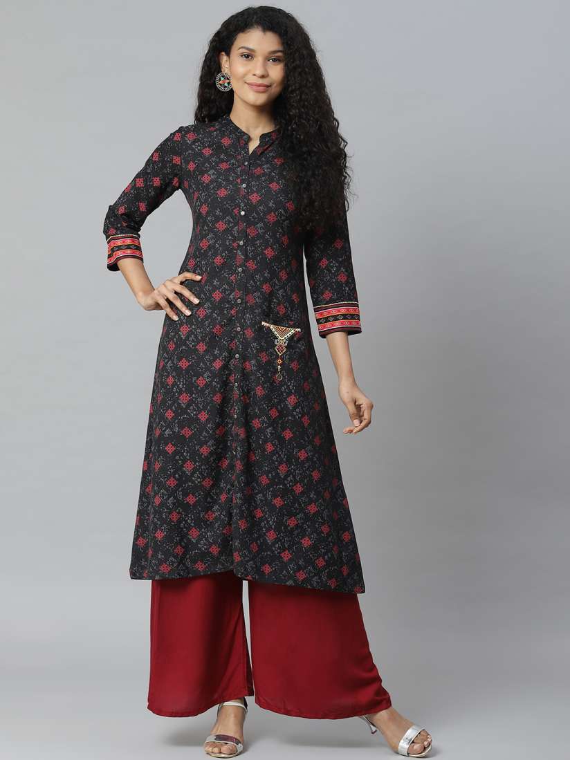 Rangriti women's straight kurta top