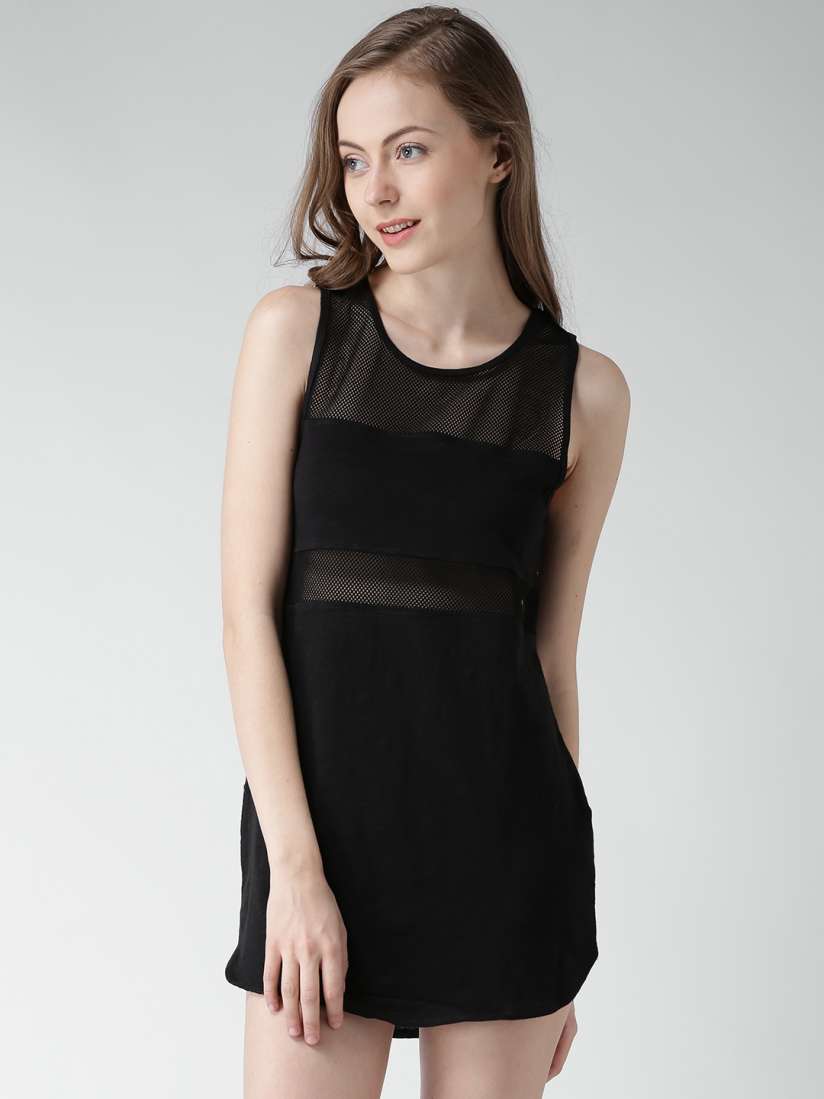 Forever 21 black mesh dress new arrivals