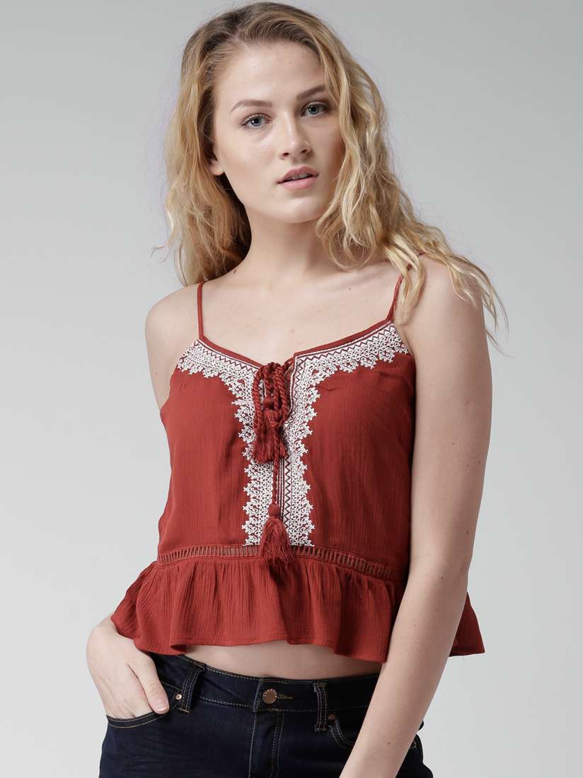 Embroidered tops forever 21 store