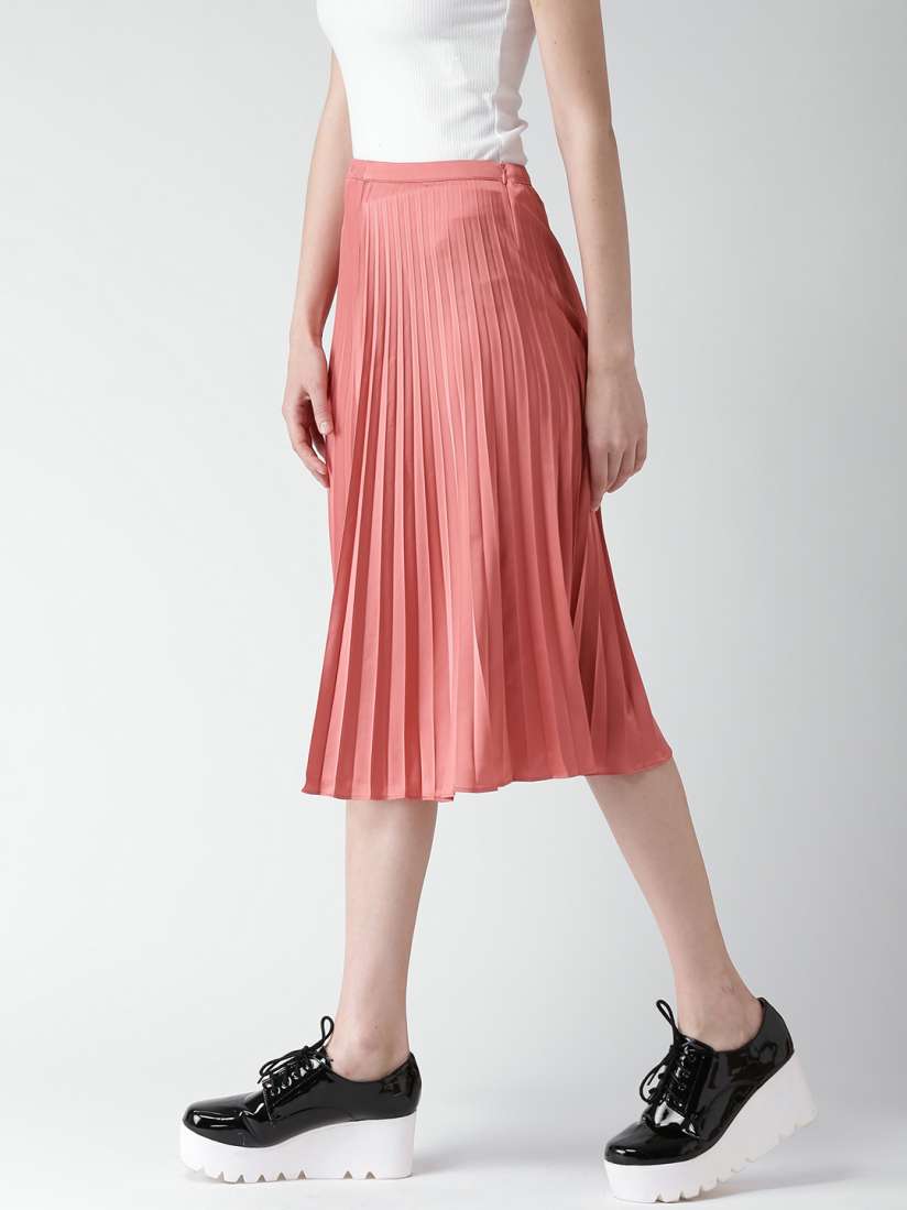 Forever 21 pink midi skirt outlet