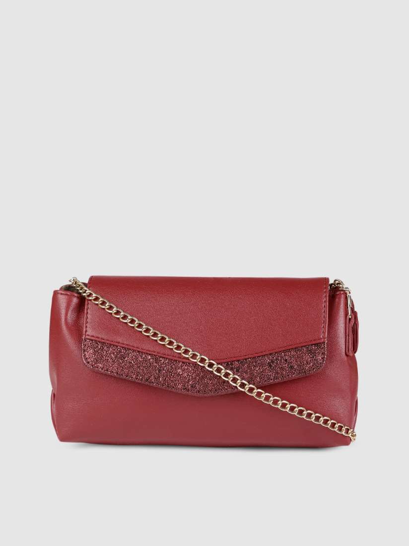Buy Baggit Red Solid Sling Bag Handbags for Women 13382152 Myntra