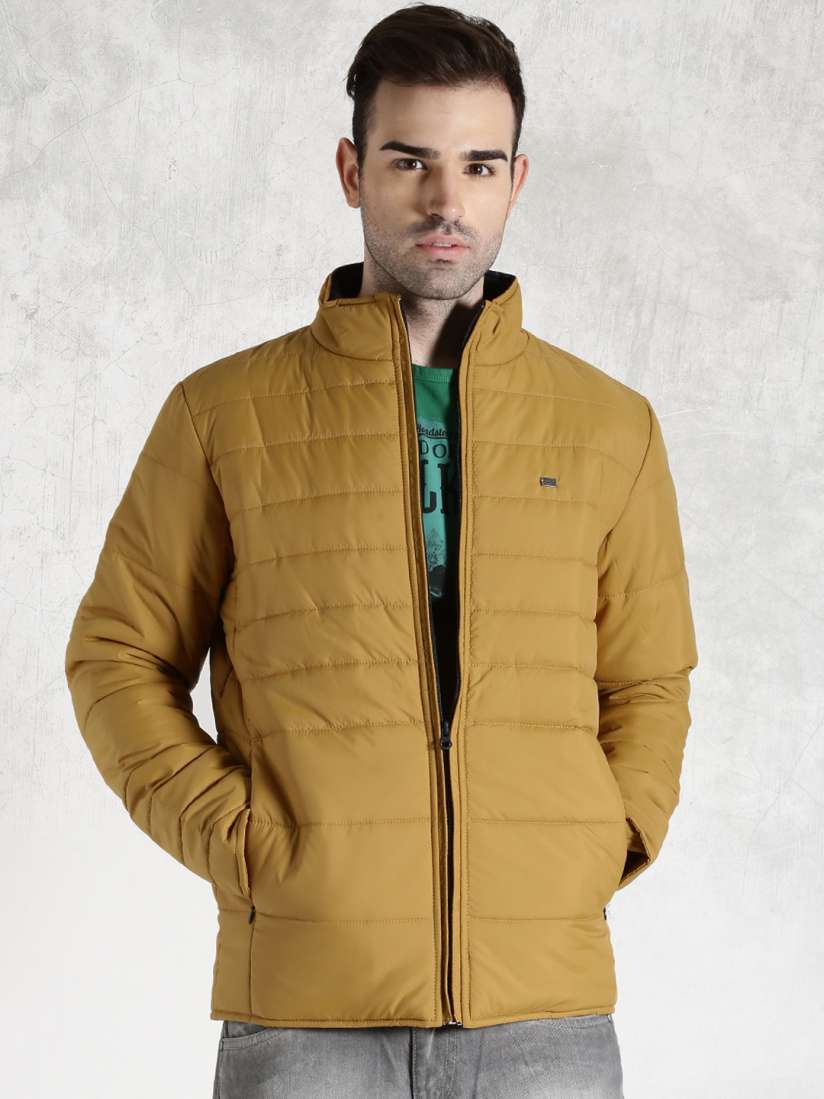 Mustard quilted coat deals