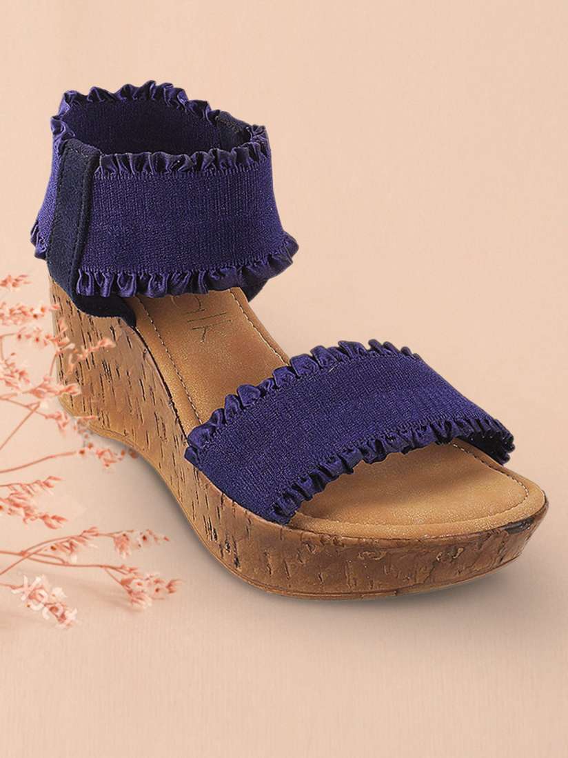 Catwalk blue wedges store