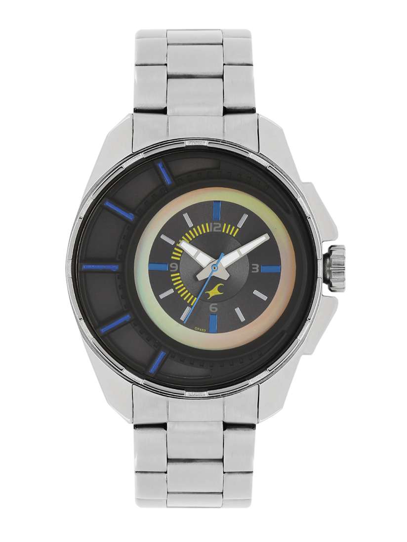 Buy Fastrack Men Black Gunmetal Toned Dial Watch 3133SM02 Watches for Men 1341782 Myntra