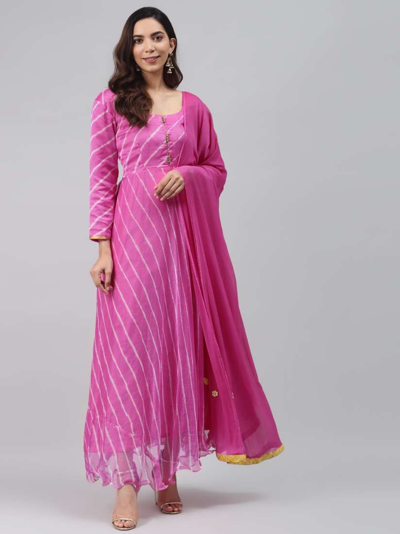 Myntra long anarkali dress top