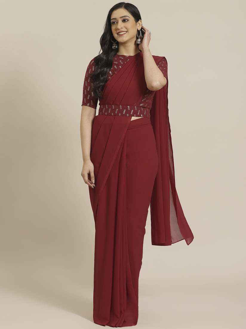 Inddus saree myntra top