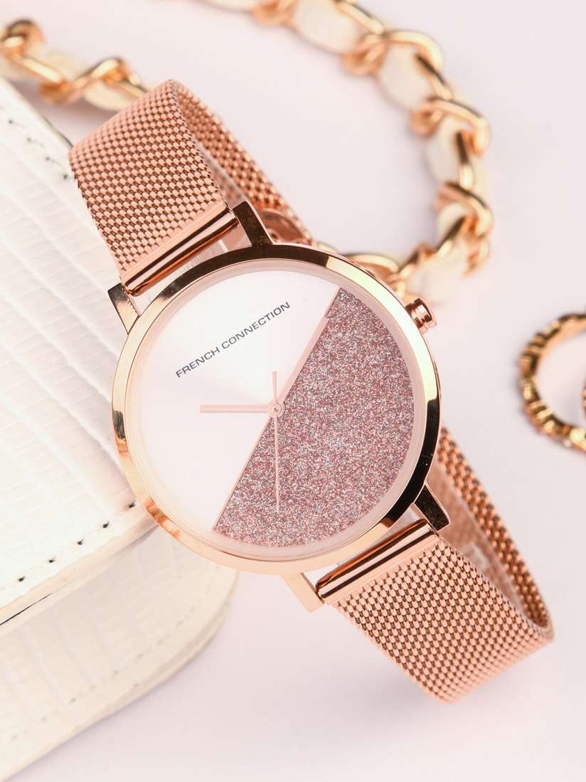 Buy French Connection Women Pink White Analogue Watch FCN0008K R Watches for Women 13436622 Myntra