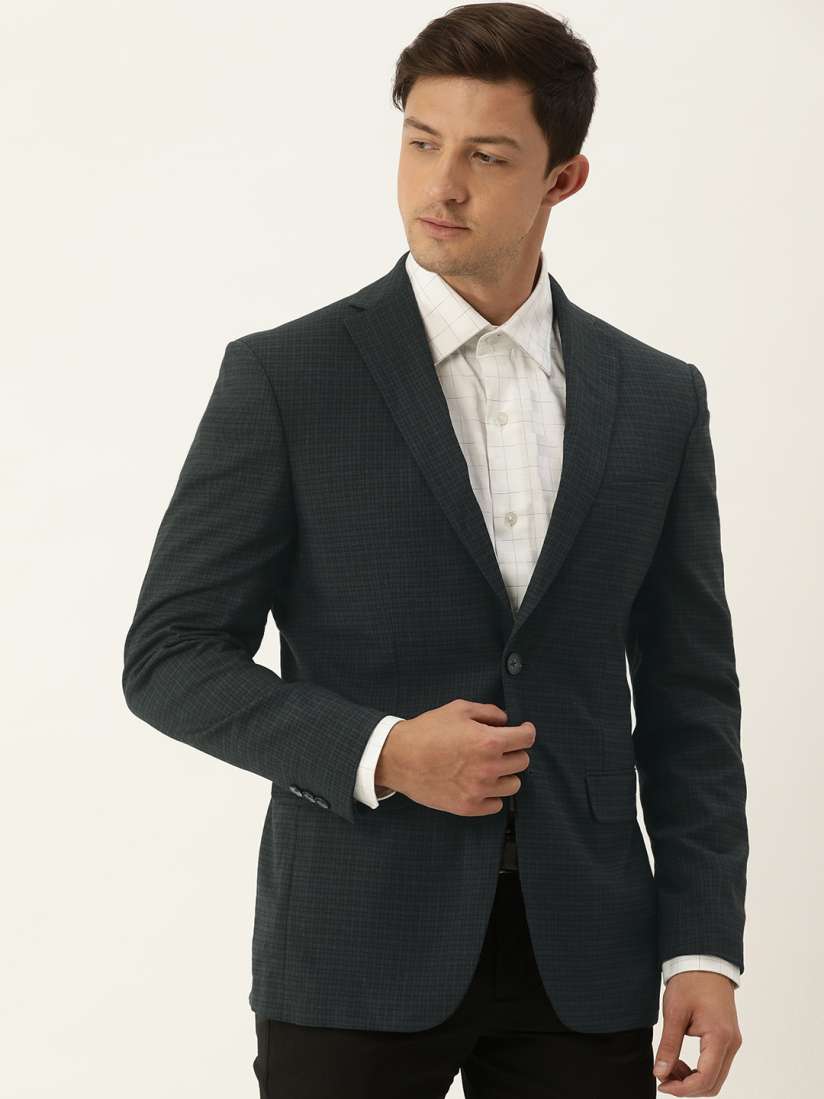 Peter england black blazer deals
