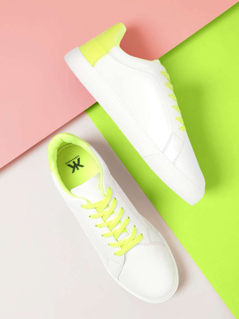 Buy Kook N Keech Women White Solid Sneakers Casual Shoes for Women 13438226 Myntra