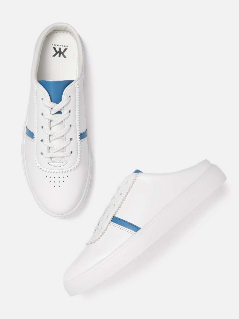 Womens white mule sneakers 2025