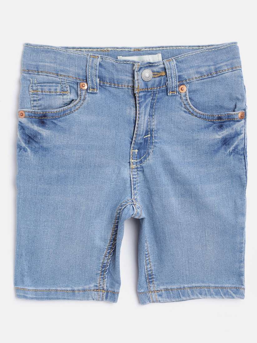 Buy Levis Boys Blue Washed 511 Slim Fit Washed Lightweight Denim