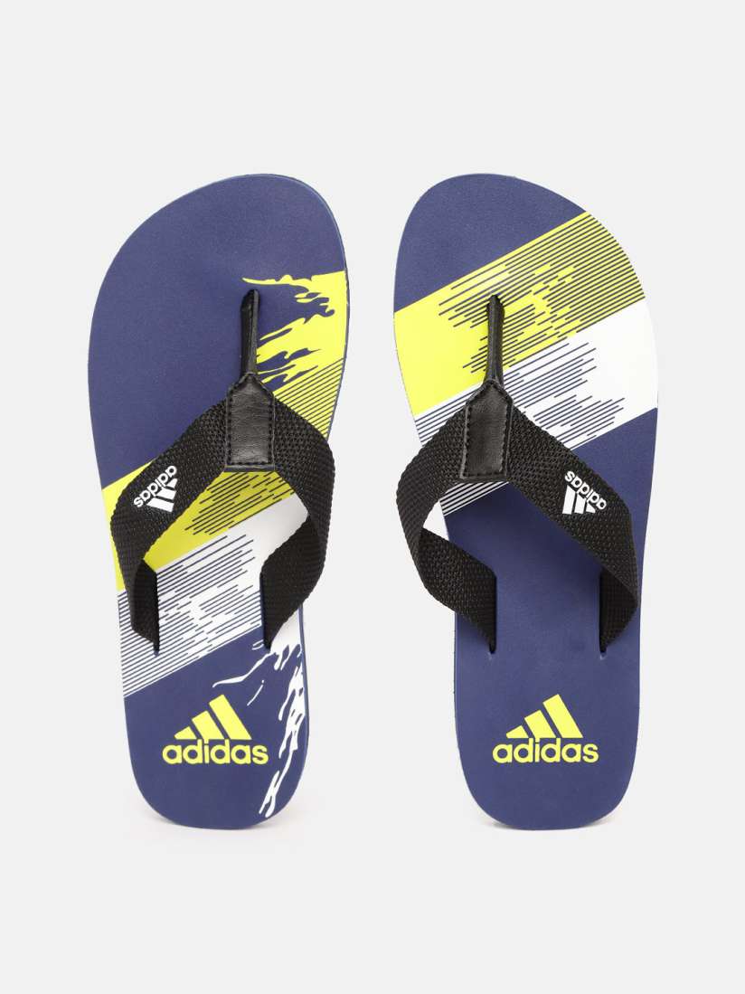 Buy ADIDAS Men Black Blue Printed Aril Attack II Thong Flip Flops Flip Flops for Men 13442156 Myntra