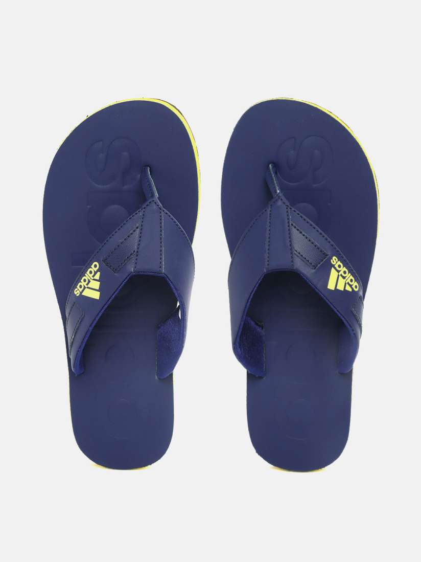 Buy ADIDAS Men Navy Blue Solid Slalon Thong Flip Flops Flip Flops for Men 13442190 Myntra